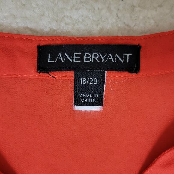 EUC Lane Bryant 18/20 Boho Peasant Beaded Embroidered Tasseled Sheer Blouse - Picture 13 of 15